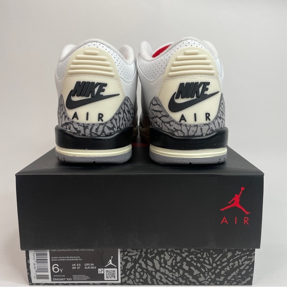 Nike Air Jordan 3 Retro GS Reimagined “White Cement” 2023 - Picture 4 of 4